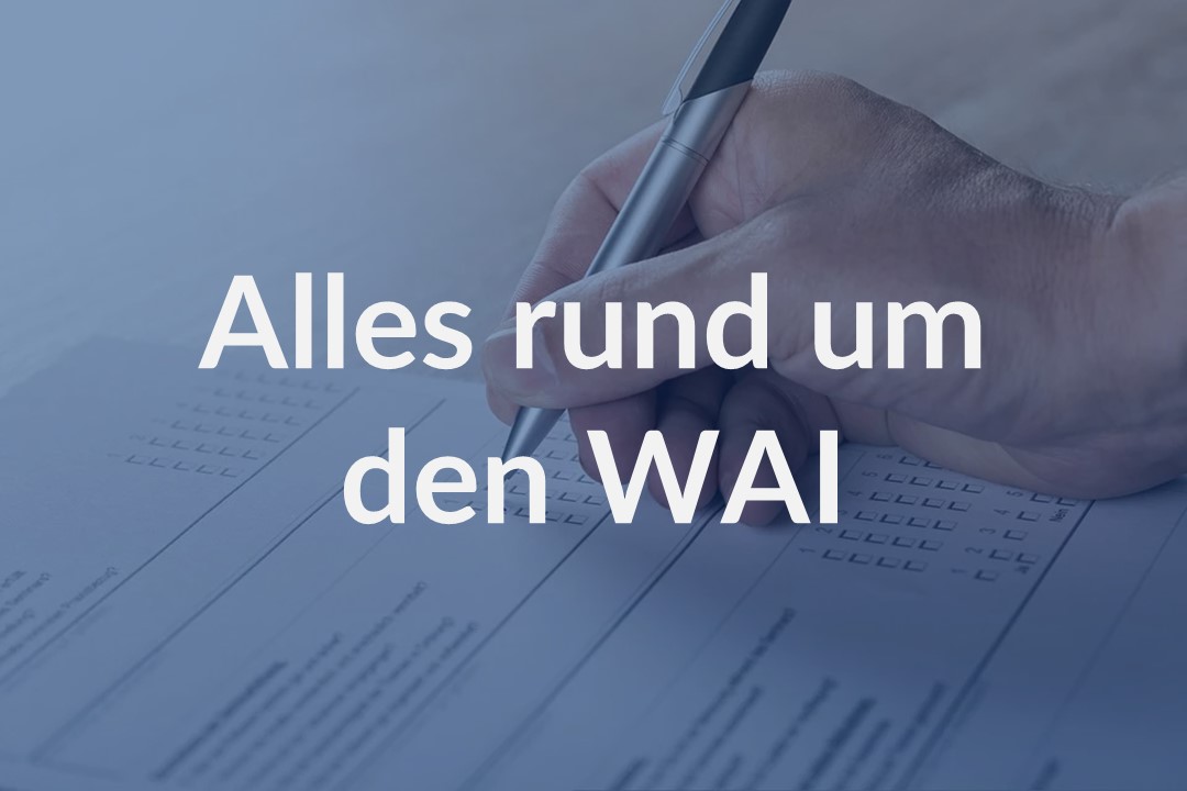 Alles rund um den WAI